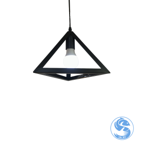 LAMPARA COLGANTE RUSTICA PIRAMIDE TRIANGULAR