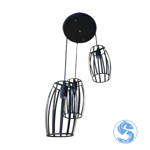 LAMPARA COLGANTE RUSTICA TRIPLE